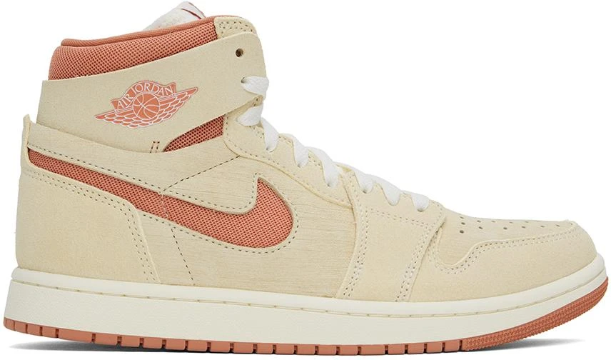 Jordan Beige Air Jordan 1 Zoom CMFT 2 Sneakers 1