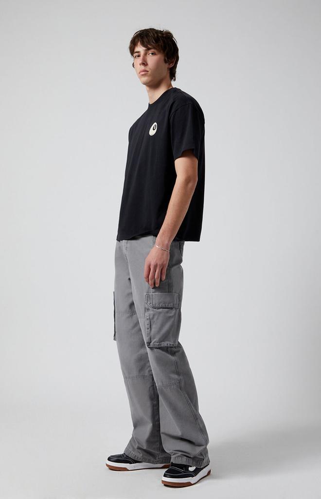 PacSun Gray Extreme Baggy Cargo Jeans