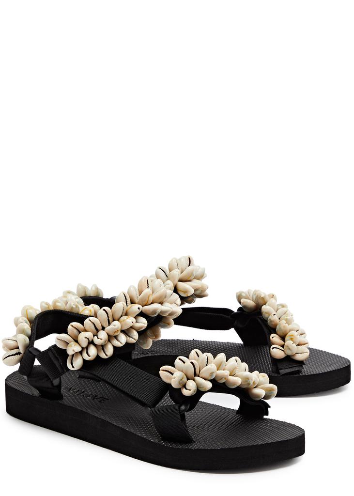 ARIZONA LOVE Trekky shell-embellished sandals