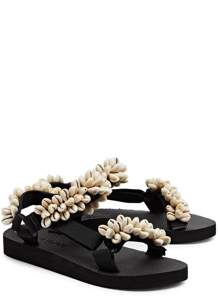 ARIZONA LOVE Trekky shell-embellished sandals 2