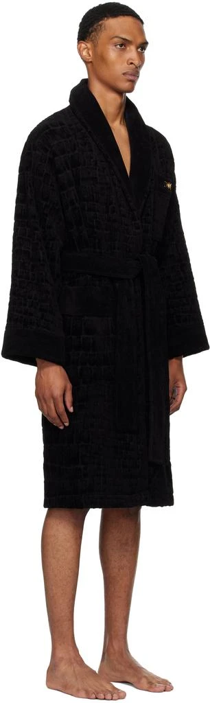 Versace Black Icon Bathrobe 2