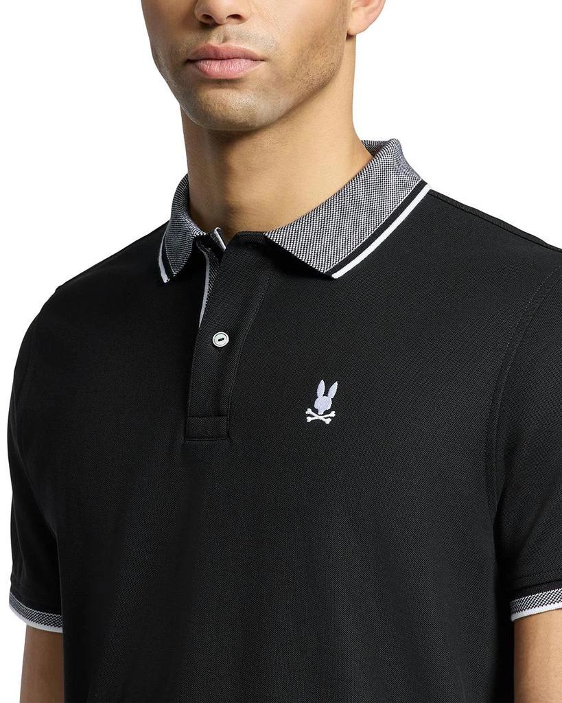 Psycho Bunny Evandale Regular Fit Oxford Collar Pique Polo 5