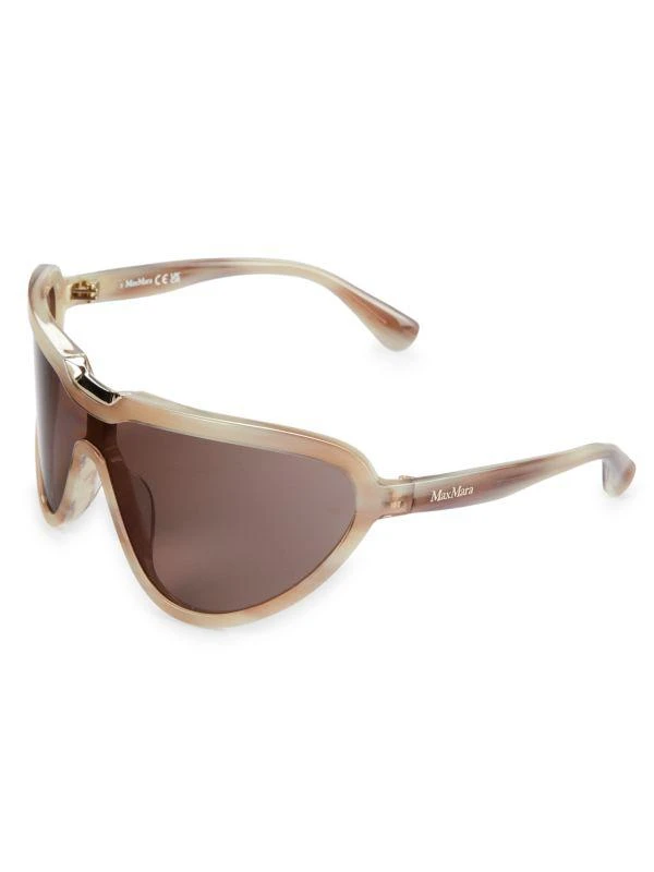 Max Mara 139MM Reverse Cat Eye Shield Sunglasses 2