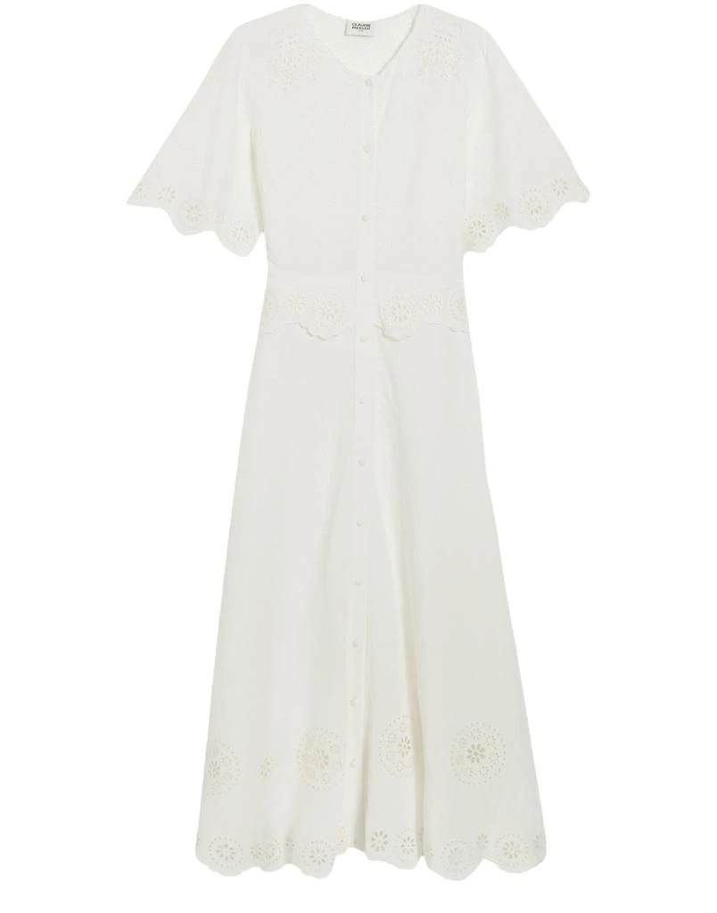 CLAUDIE PIERLOT Long broderie anglaise dress 1