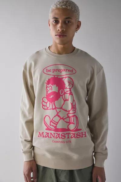 Manastash Manastash Be Prepared Graphic Crew Neck Sweatshirt