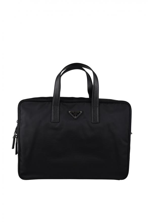 Brioni Re-Nylon briefcase