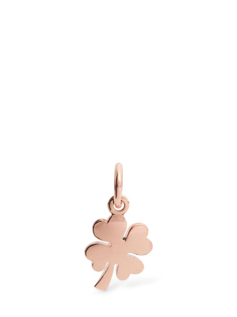 Dodo 9kt Rose Gold Four-leaf Clover Charm