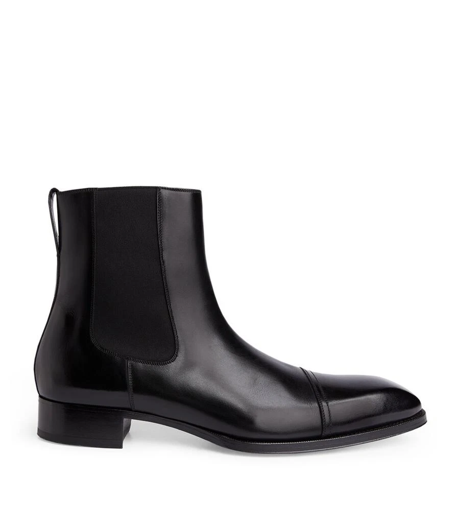 Tom Ford Patent Leather Chelsea Boots 3