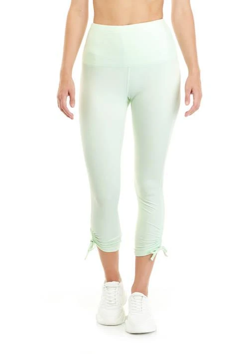 Body & Sol Sol Solid Ruched Leggings 1