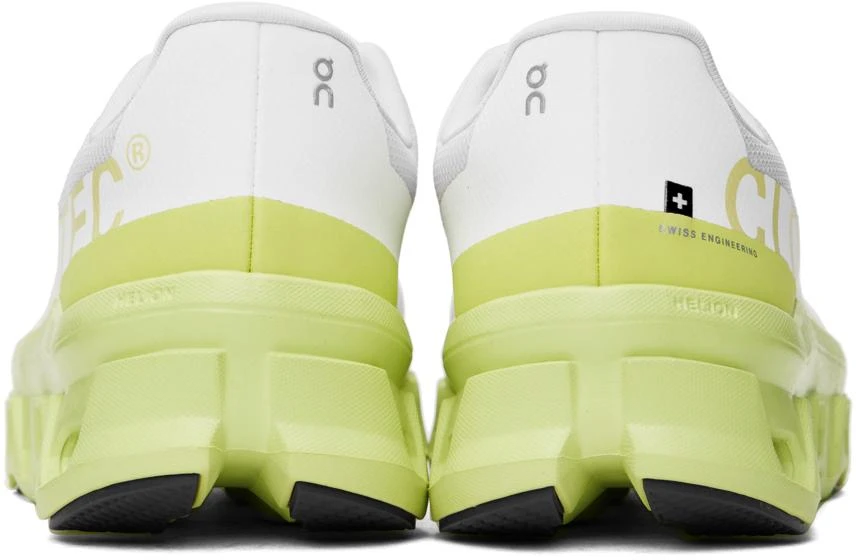 On White & Yellow Cloudmonster Sneakers 2
