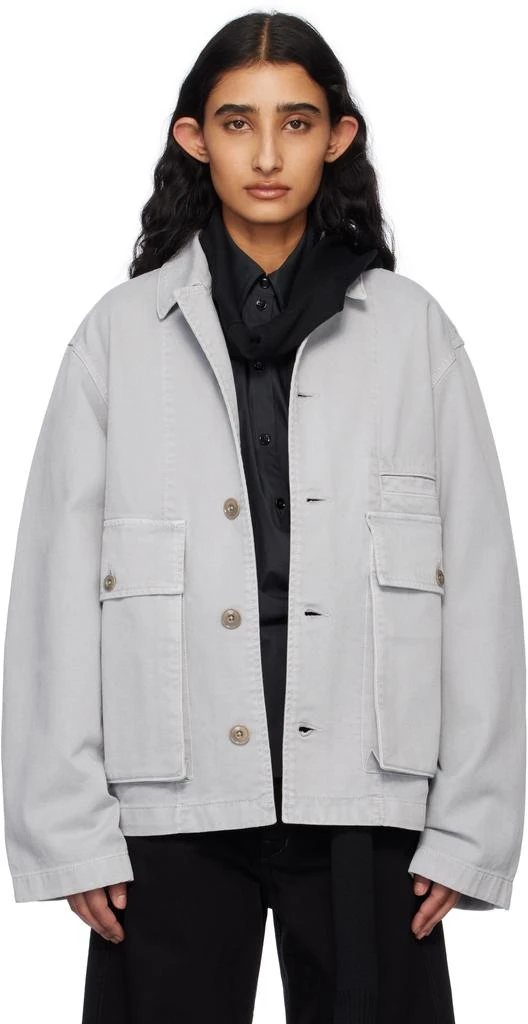 Lemaire Blue Boxy Denim Jacket 1