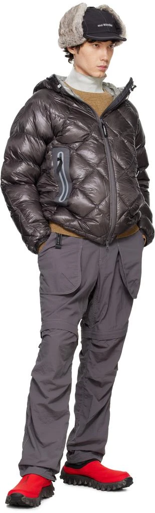 And Wander Gray Diamond Stitch Down Jacket 4