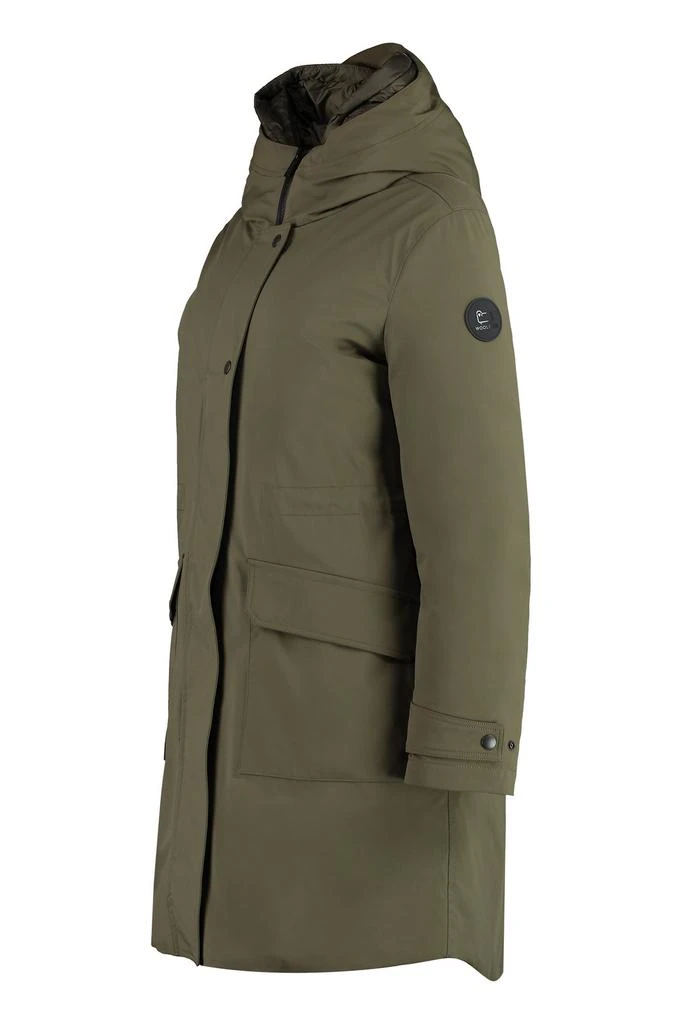 Woolrich Woolrich Hooded Mid-Length Parka Coat 3
