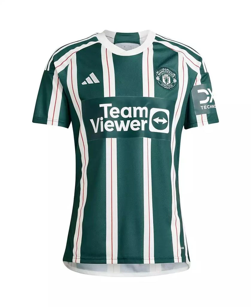 Adidas Men's Green Manchester United 2023/24 Away Replica Jersey 3