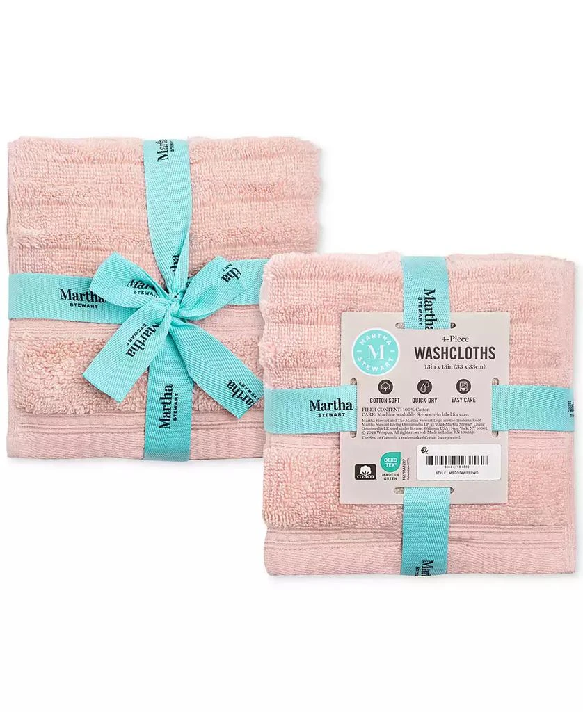 Martha Stewart Quick Dry Cotton Solid Bath Towel, 27" x 52", Exclusively at Macy’s 3
