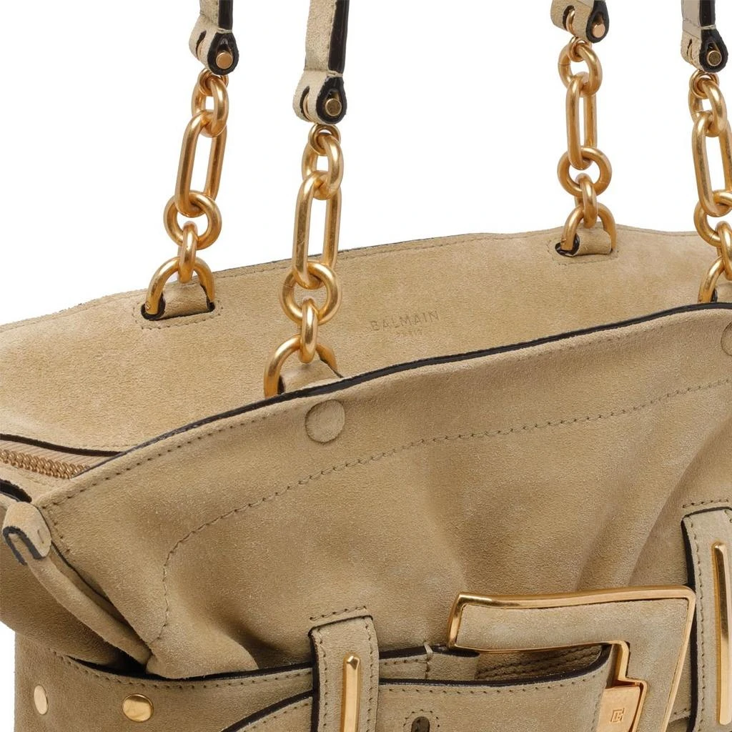 Balmain Balmain Anthem Buckled Zip-Up Shoulder Bag 4