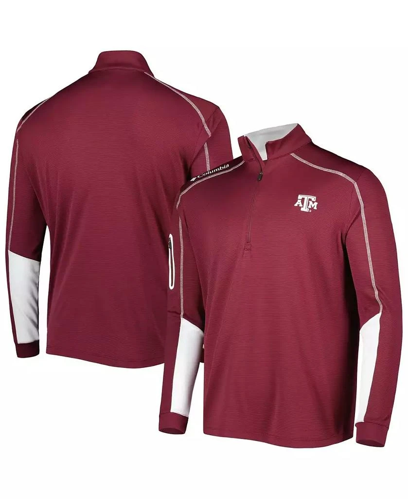 Columbia Men's Maroon Texas A&M Aggies Shotgun 2.0 Omni-Wick Quarter-Zip Jacket 1