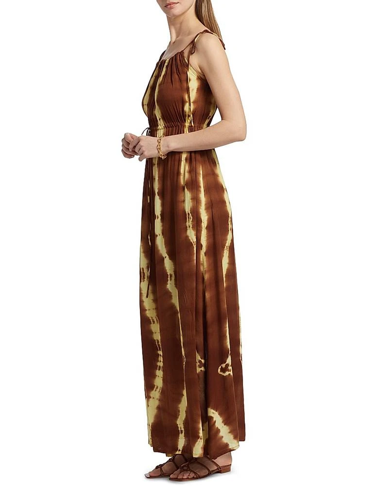 Elisamama Women's Eri Tie-Dye Maxi Dress - Brown - Size XS