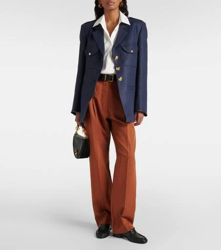 BLAZÉ MILANO Flap tailored linen blazer 2