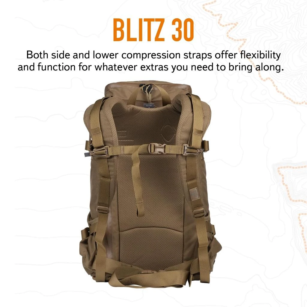 Mystery Ranch Mystery Ranch Blitz 30 Backpack – Tactical Daypack with Waistbelt
Padded Laptop Sleeve – Coyote, 30L, L/XL 4