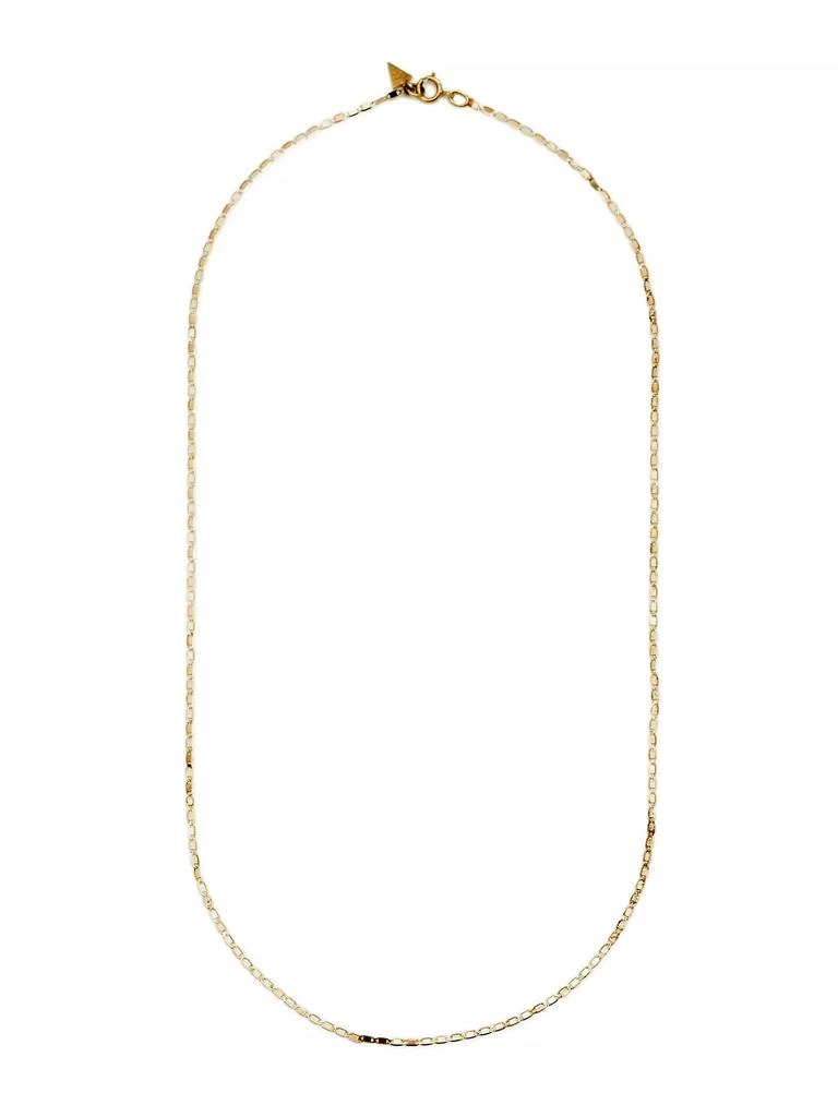 Loren Stewart 10K Tricolor Gold Baby Valentino Necklace 1