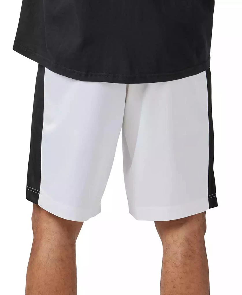 Reebok Men's Regular-Fit Mesh-Panel Satin Basketball Shorts 2