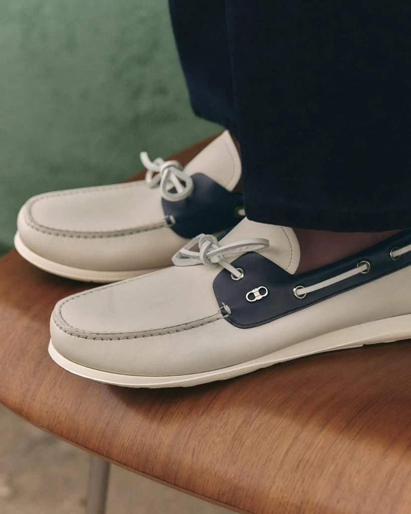 Salvatore Ferragamo Men's Bahia Boat Shoes 4