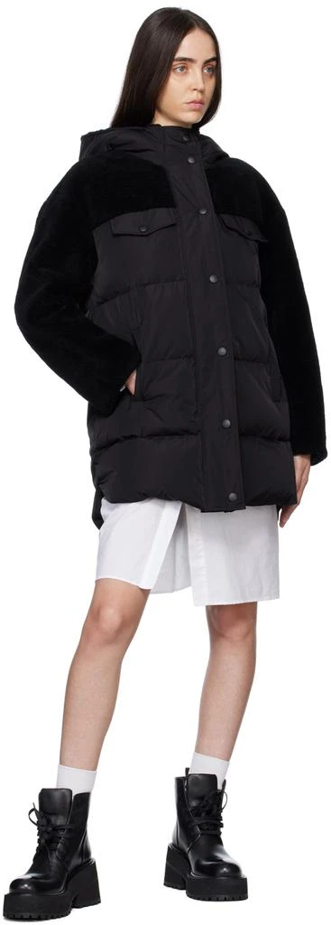 Yves Salomon - Meteo Black Hooded Down Jacket 4