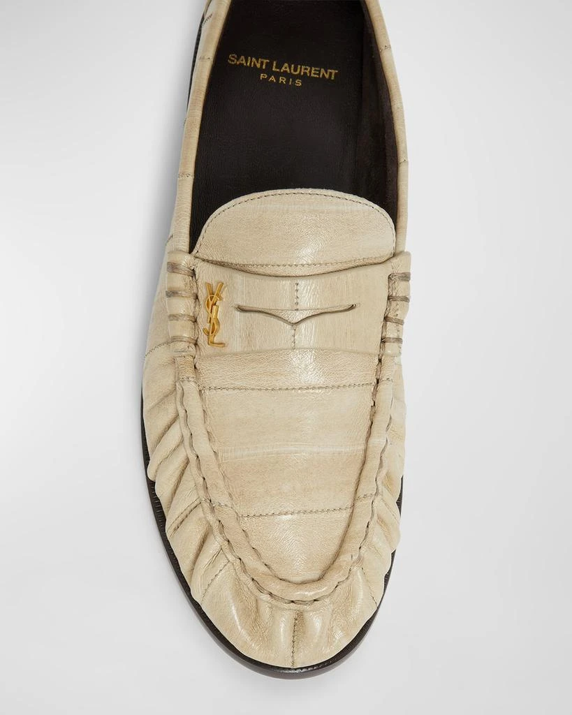 Yves Saint Laurent Le Leather YSL Penny Loafers 5
