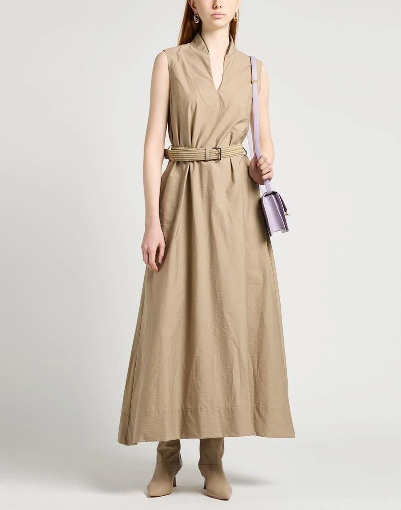 knee length dresses for ladies Brunello Cucinelli // Silk Monilli Maxi Dress  VSP Consignment