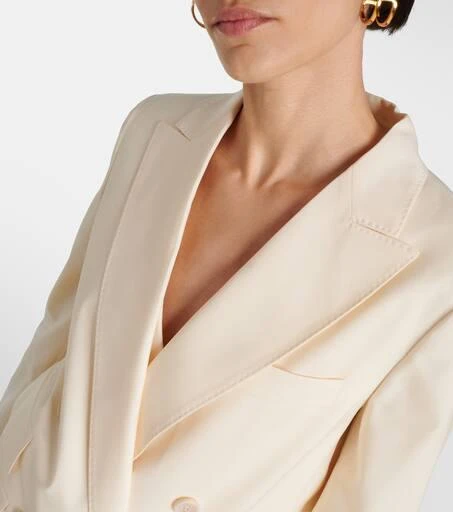 Max Mara Double-breasted virgin wool blazer 5