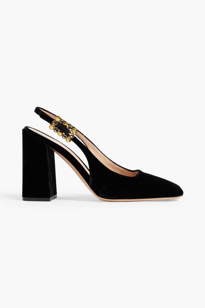 【関税&送料込】Gianvito Rossi Slingback Christina Gianvito Rossi Christina Sling 55mm Pumps | Black | FARFETCH
