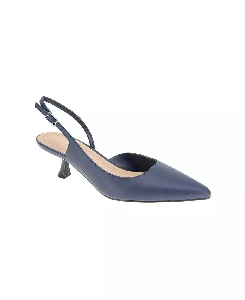 BCBG Women
s Kittie Kitten Heel Sling Back Pumps 1