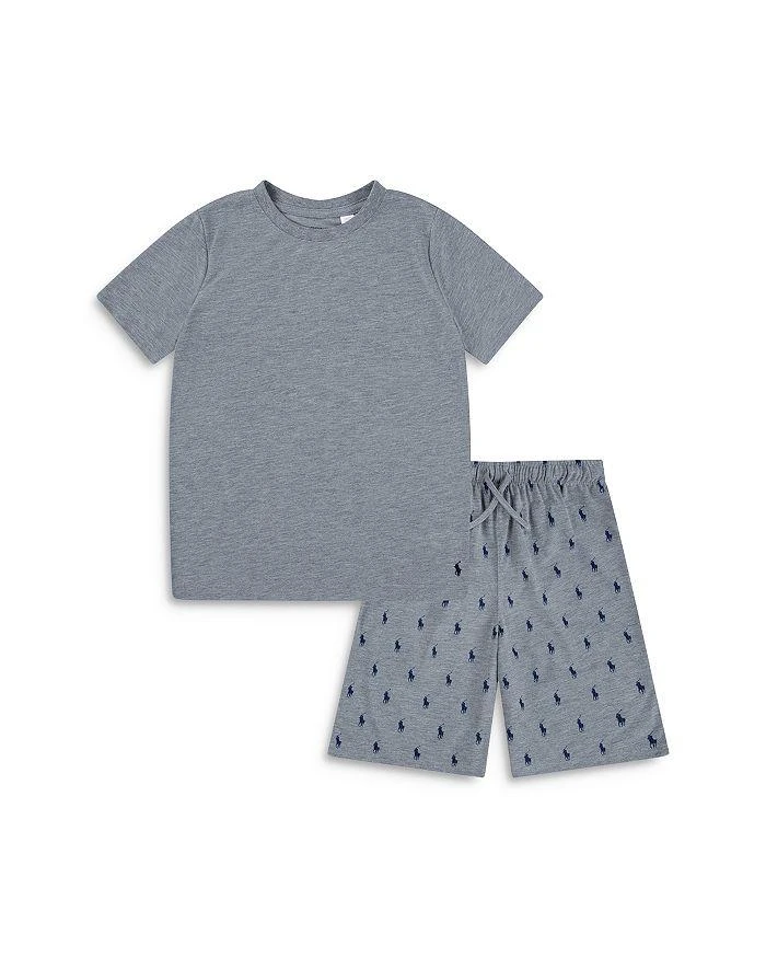 Ralph Lauren Boys
 Jersey Tee 
Shorts Pajama Set - Little Kid
