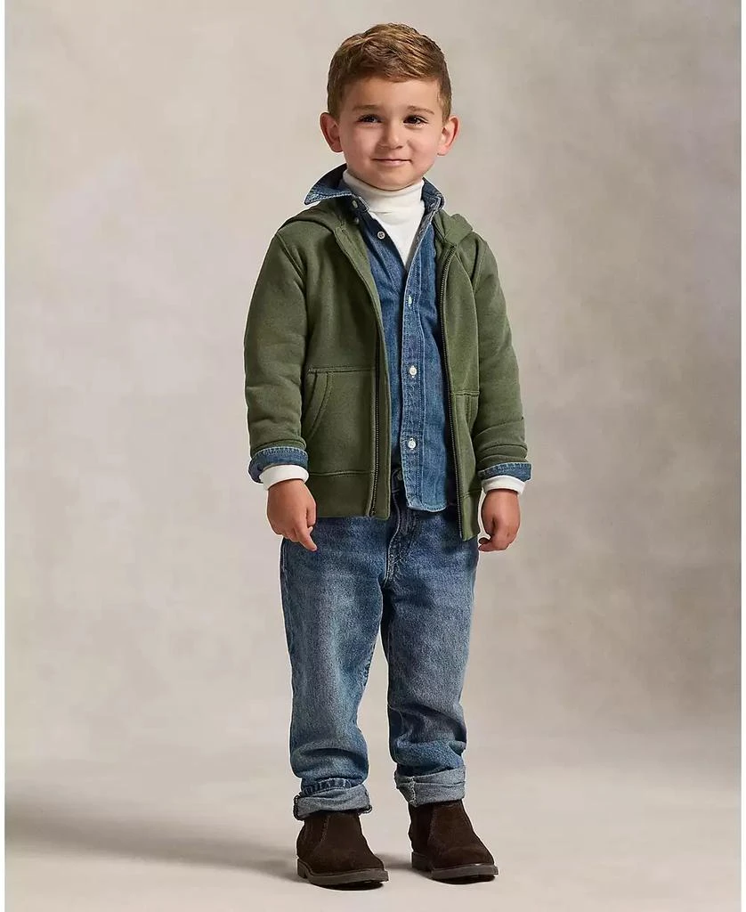 Ralph Lauren Toddler and Little Boys Fleece Full-Zip Hoodie 3