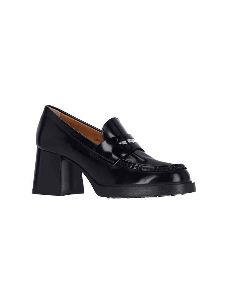 Tod's Plateu Leather Loafers 2