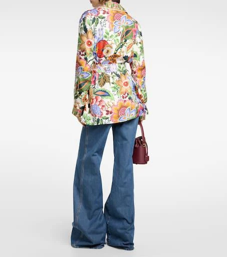 ETRO Floral silk wrap jacket 3