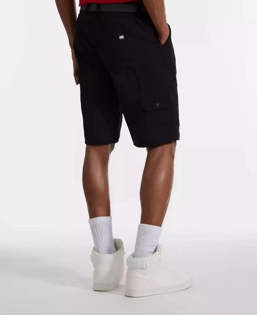 Ecko Unltd Men's Keep Tabs On Belted Cargo Shorts 2