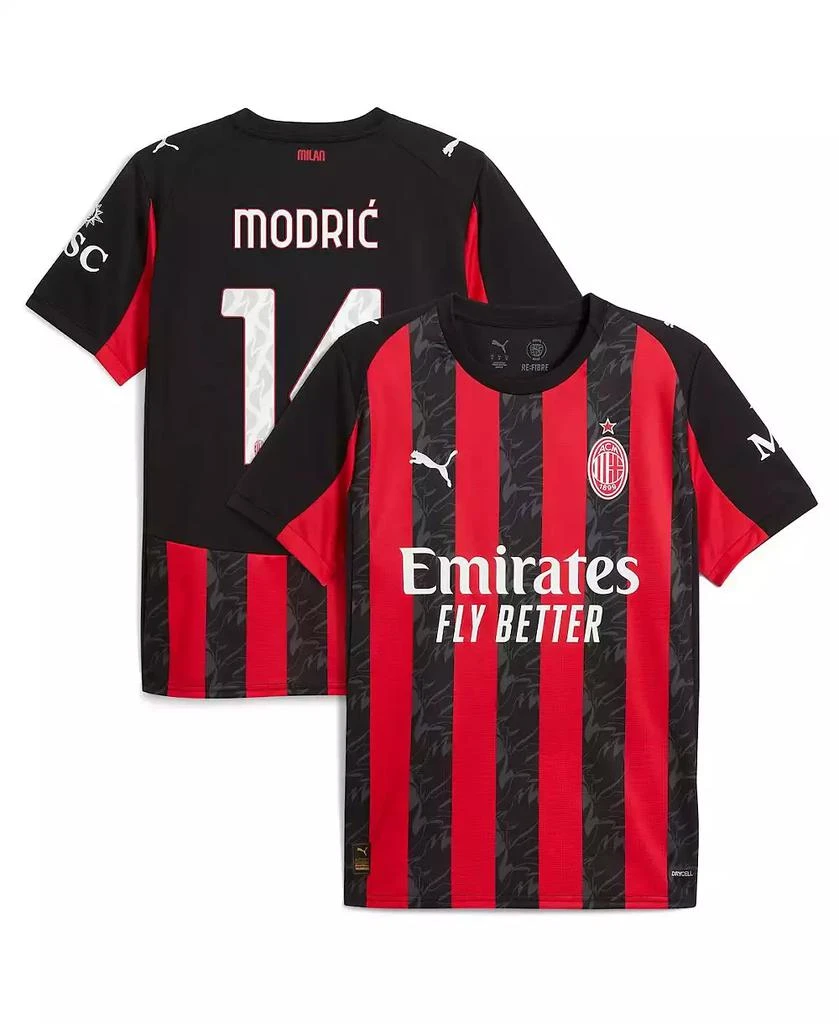 Puma Men's Luka Modric Red AC Milan 2025/26 Home Replica Jersey 1