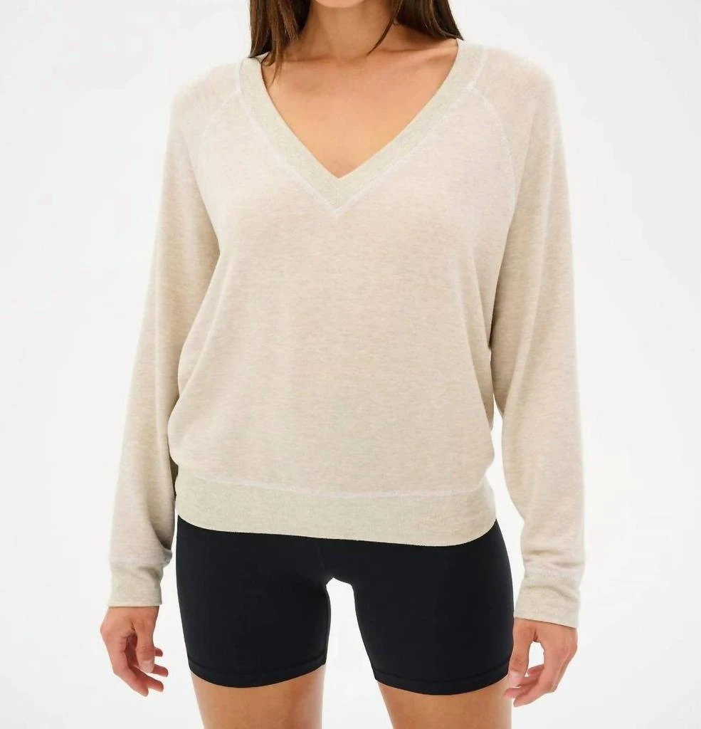 Splits59 Splits59 - Bennie Fleece V-neck Sweatshirt 1