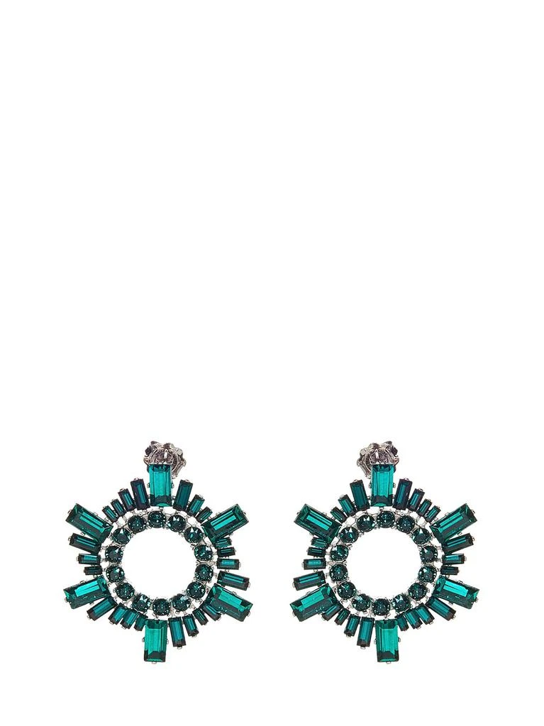 Amina Muaddi Amina Muaddi Begum Embellished Mini Earrings 1