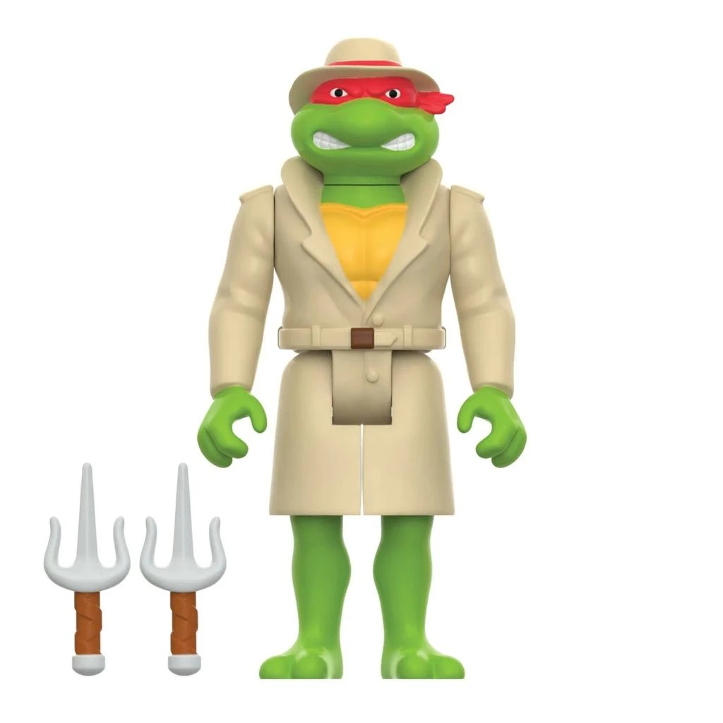 undefined Super7 Teenage Mutant Ninja Turtles W8 - Undercover Raphael (Cartoon Version) ReAction Figure 1