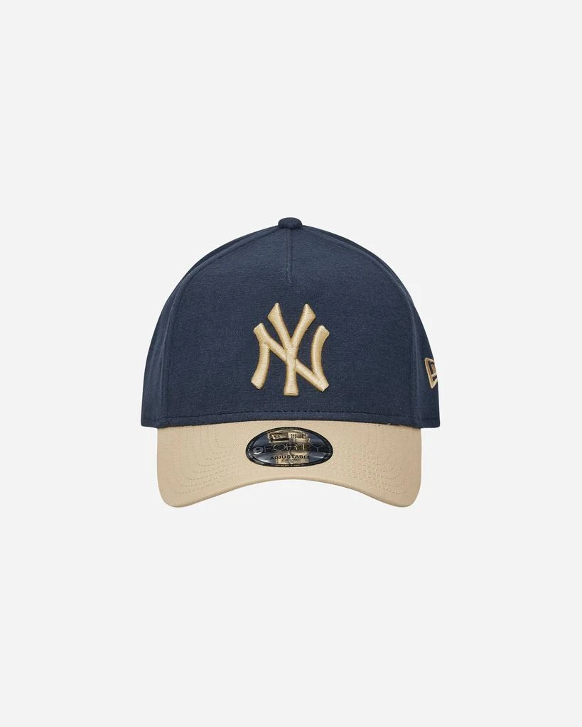 New Era New York Yankees Moleskin Crown 9FORTY A-Frame Adjustable Cap Navy 2