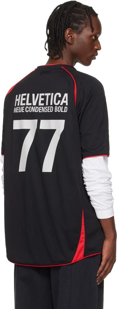 Vetements Black 
Red Football Jersey 3