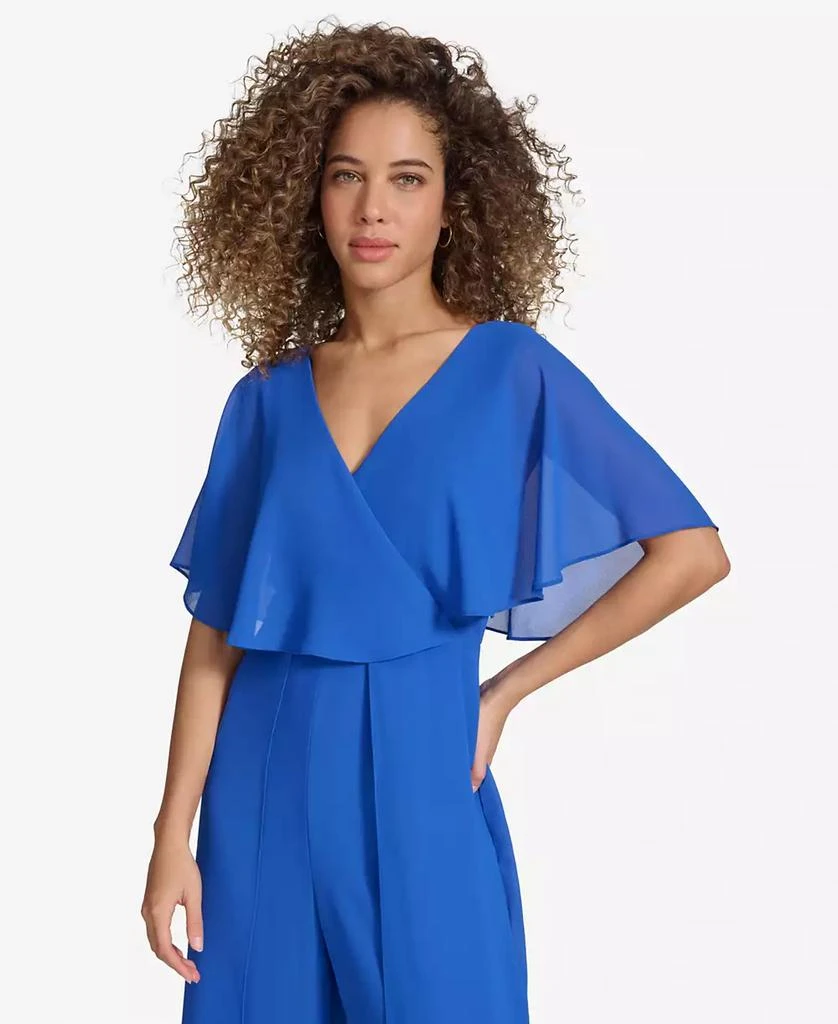 Kensie Women's Flutter-Sleeve Jumpsuit 4