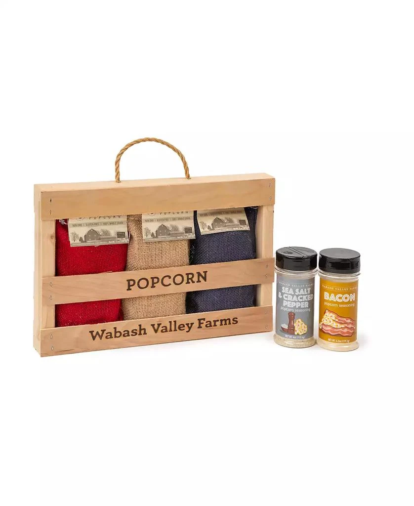 Wabash Valley Farms Triple Kernel Taste 5 Piece Set with Handmade Crate 1