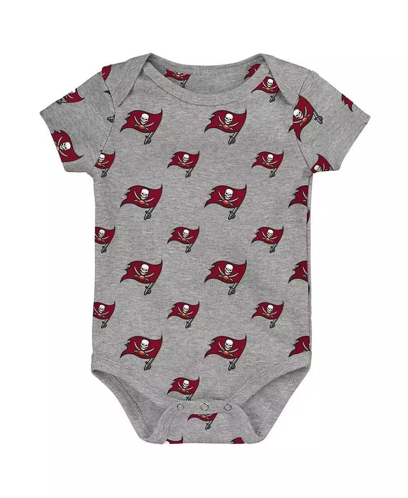Outerstuff Newborn 3-Pack Tampa Bay Buccaneers Little Tike Bodysuit Set 4