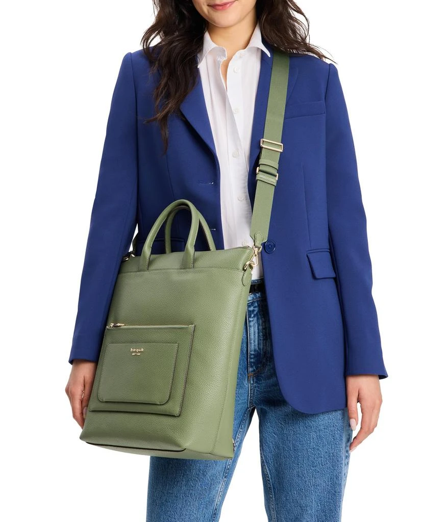 Kate Spade Walker Pebbled Leather Convertible Backpack 7