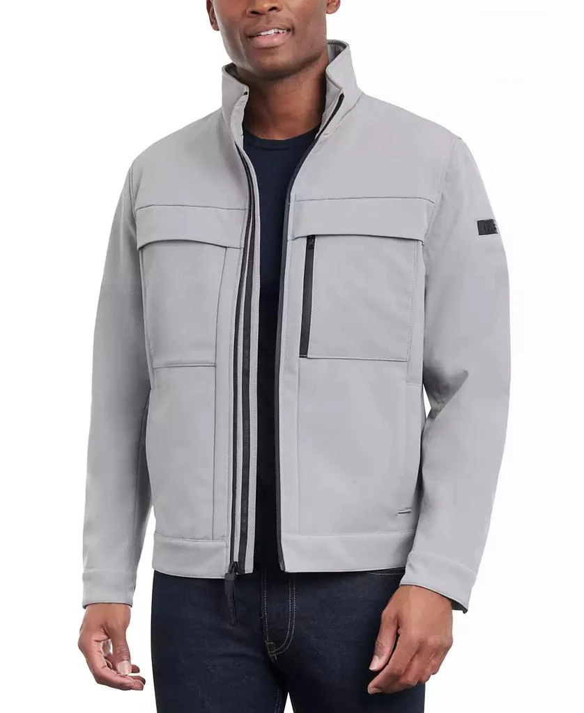 Michael Kors Men's Dressy Full-Zip Soft Shell Jacket 1