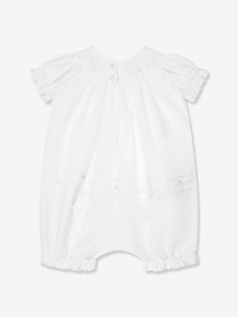 Sarah Louise Sarah Louise Baby Bubble Romper And Bonnet in Ivory 3